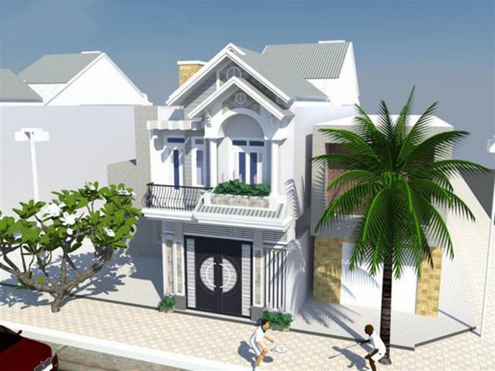 NHÀ PHỐ 2 TẦNG MÁI THÁI - 004