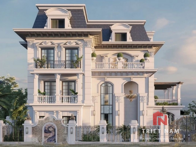 Chinh phục mọi ánh nhìn với mẫu biệt thự 4 tầng đẹp mãn nhãn