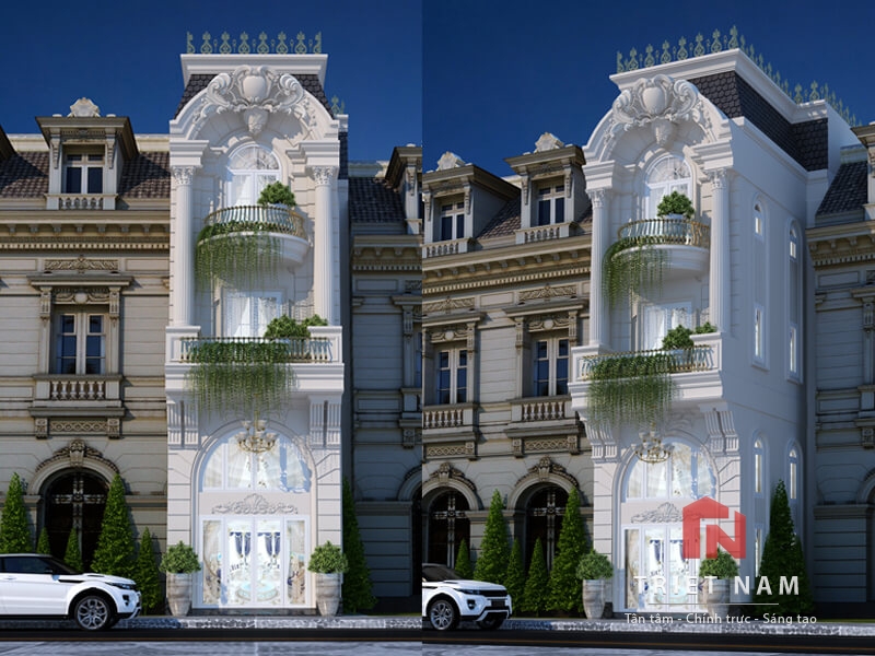 NHÀ PHỐ TÂN CỔ ĐIỂN 3 TẦNG