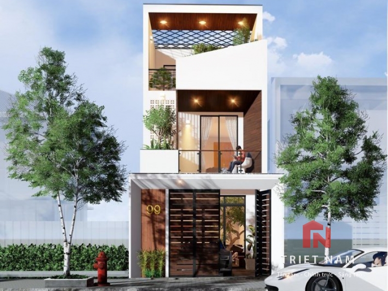 NHÀ PHỐ 2 TẦNG 4 PHÒNG NGỦ - 001