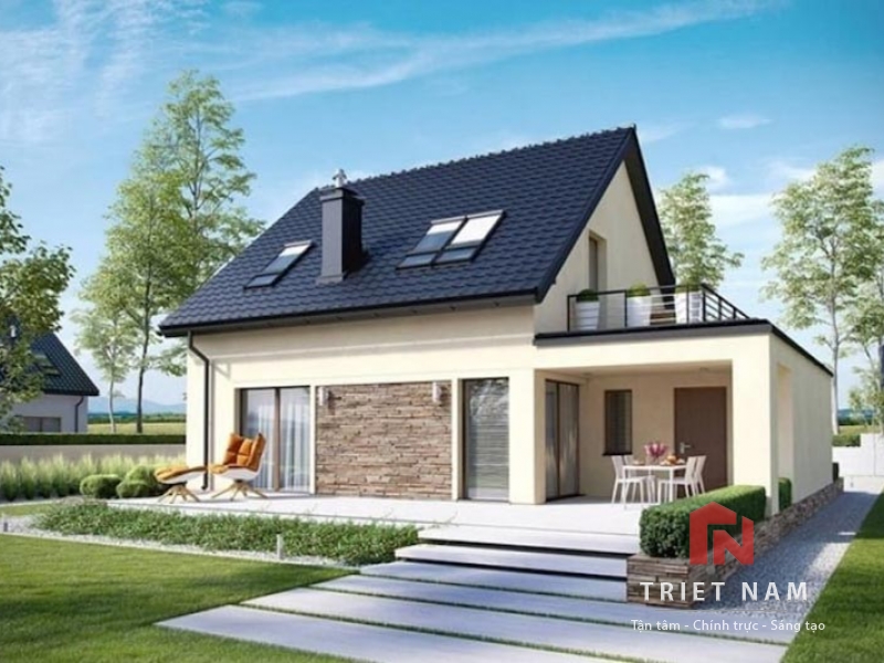 MẪU NHÀ CÓ GÁC LỬNG - GL010